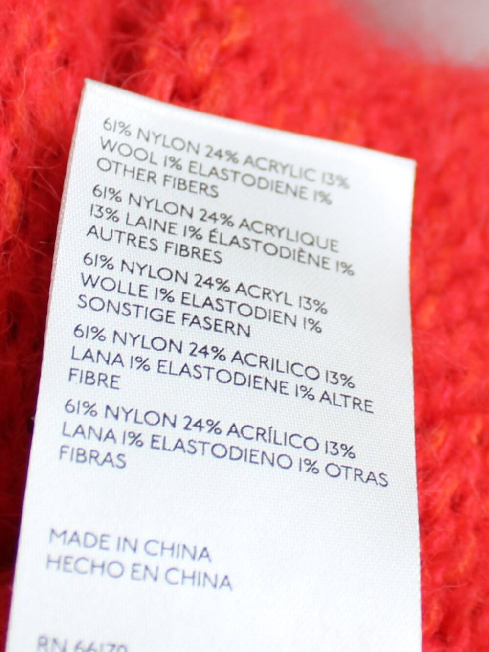 Free People x Revolve Willow Fuzzy Crop Button Cardigan Fiery Red Size Small - Picture 6 of 7